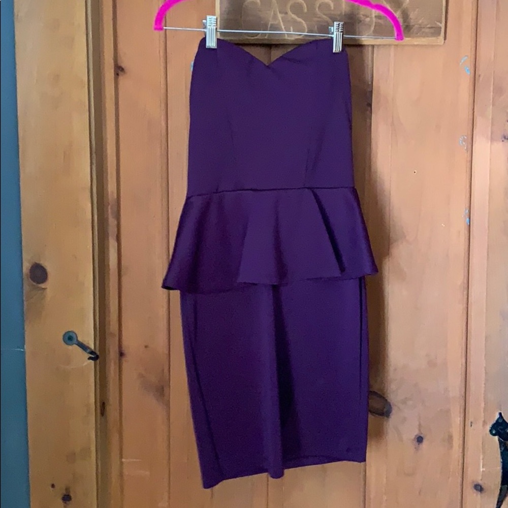 Peplum dress